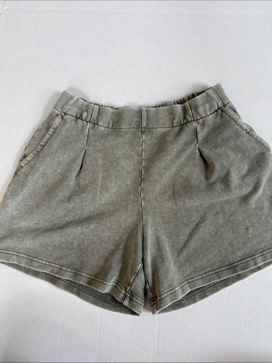 aerie Pants - Aerie Cotton Shorts Olive Green size Medium